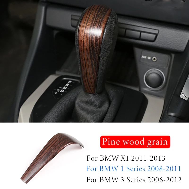 

Автомобильная ручка переключения передач, накладка на головку, для BMW 1 3 серии x1E48 E61E64 E65 E85 E86 E83 E53 E81 E82 E87 E90 E91 E92 E93