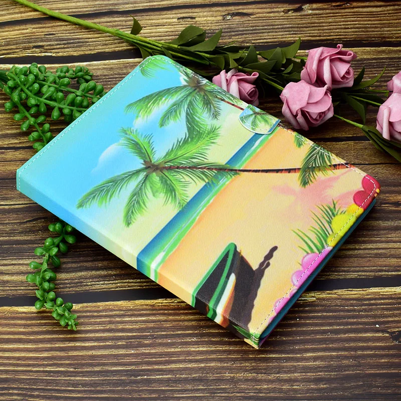 360 Вращающийся из искусственной кожи защитный чехол подставка в виде книжки для