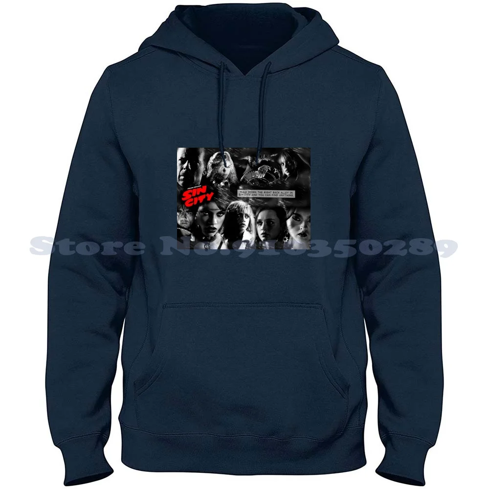 Sin City Artwork 1 Streetwear Sport Hoodie Sweatshirt Artistic Movie Film Frank Miller Comic Cinema