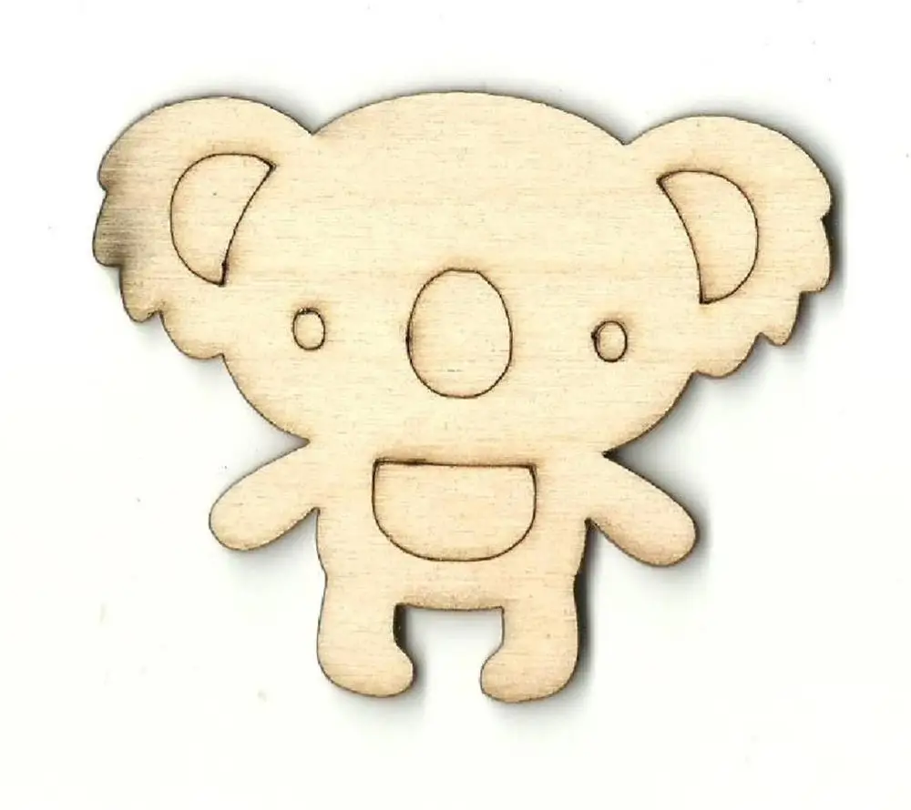 Лазерная вырезанная НЕОБРАБОТАННАЯ древесина фигуры для творчества поставка