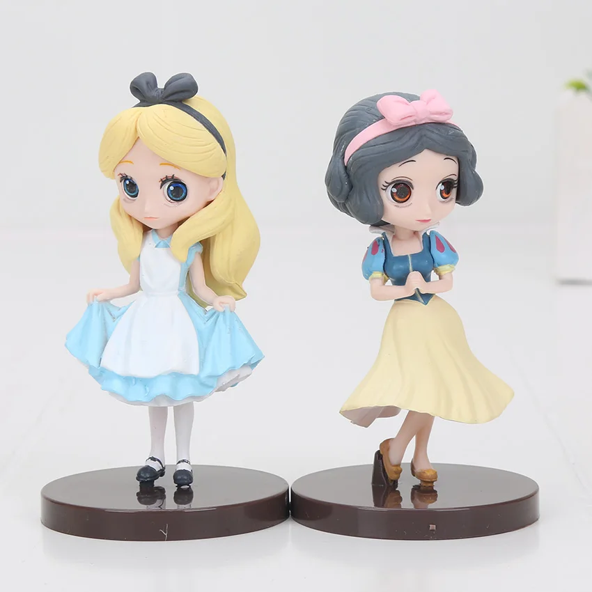 3843 8cm Q версия принцесса Мулан Q Posket ПВХ Фигурки игрушки куклы Коллекция игрушек для детей - Цвет: 3843 8cm