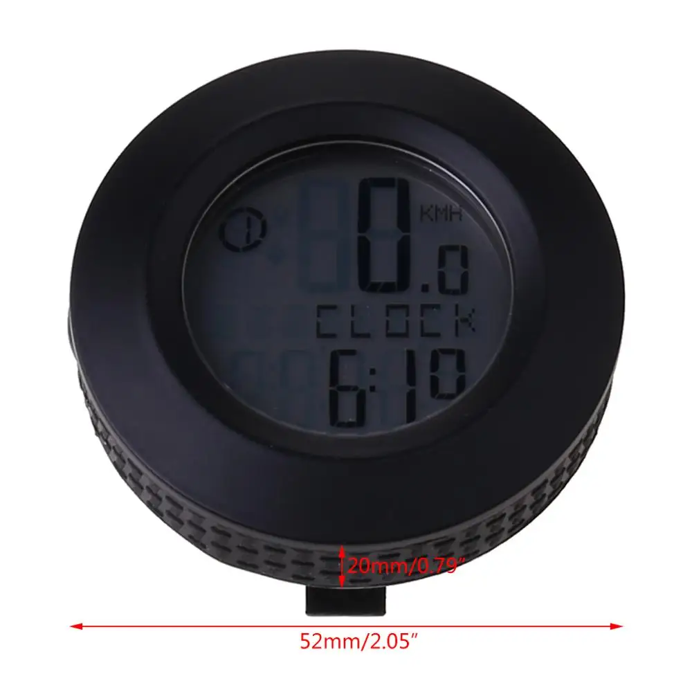 Bicycle Computer Round Stopwatch Wireless Waterproof Bike Riding Speed Meter Handlebar MTB Outdoor Cycling Digital | Спорт и