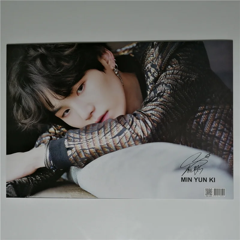 8*(42x29 см) Bangtan мальчики SUGA плакаты настенные наклейки подарок KPOP вокруг плакатов yoongi SUGA плакат подарок мин Юн Ки
