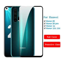 Protective Glass The For Huawei Honor pro Tempered Screen Protector For Honor 20s 30s Phone Safety Film Accessory