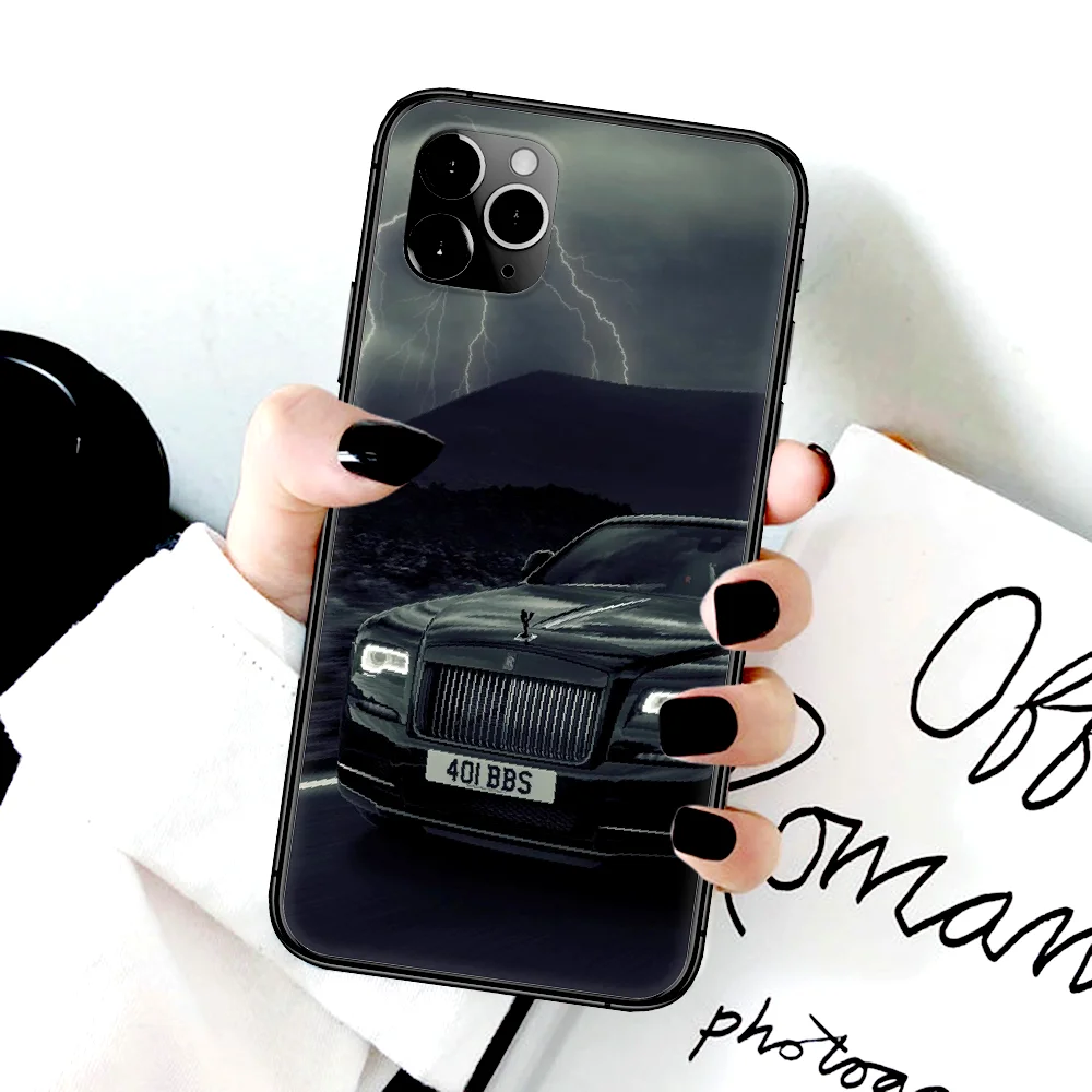 

Cool Rolls Royces Car Phone Case For Iphone 4 4s 5 5S SE 5C 6 6S 7 8 Plus X XS XR 11 12 Mini Pro Max 2020 black Waterproof