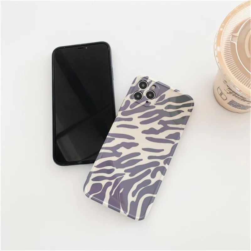 Retro Leopard art zebra pattern Korean fashion Phone Case