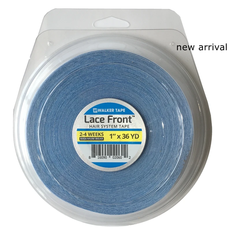 1 roll 2.54 cm width 36 yards Walker Blue lace front wig tape toupee adhesive tape hair system tape