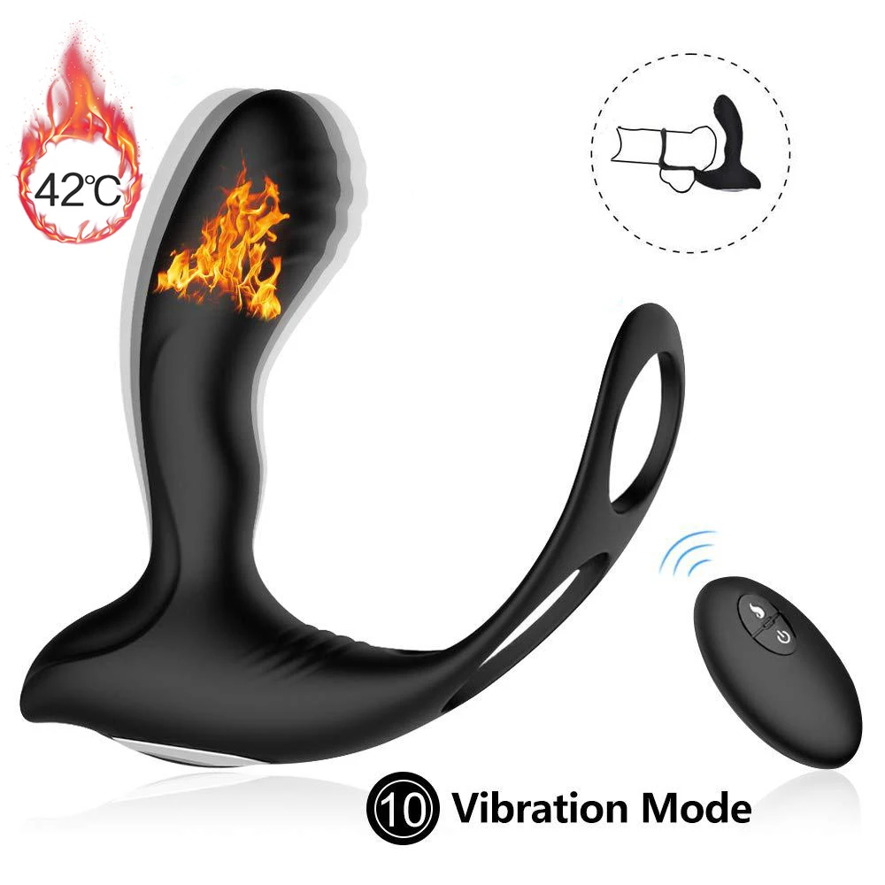 Портативный переносной массажер с функцией нагрева двойное массажное кольцо 10