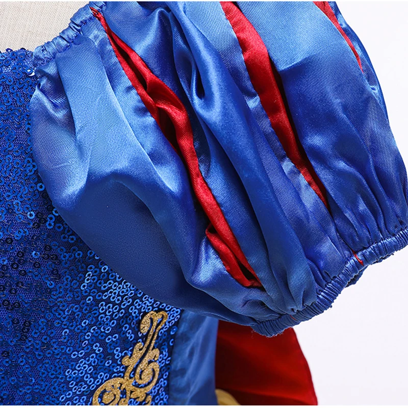 

New Kids Snow White Dress for Girls Princess Dress Halloween Party Cosplay Costume Fancy Dresses Baby Girl Tutu Dress Gift