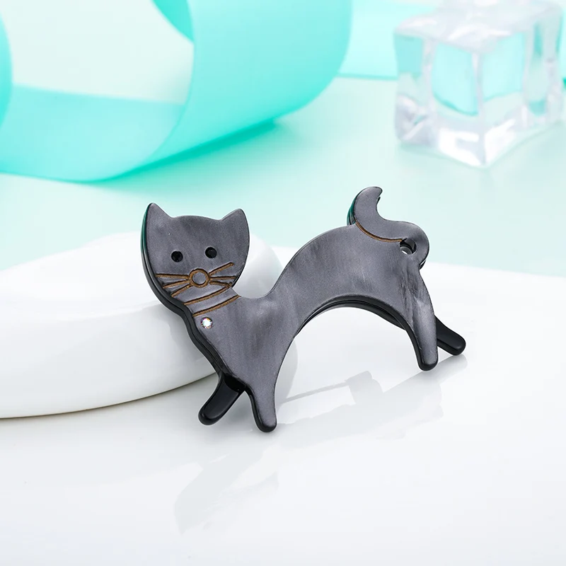 MAIKALE Милые Акриловые броши кошки для женщин брошь в виде собаки животного булавки