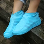 Многоразовые силиконовые чехлы для обуви SML, 1 пара, уличные Нескользящие резиновые сапоги от дождя, бахилы от дождя