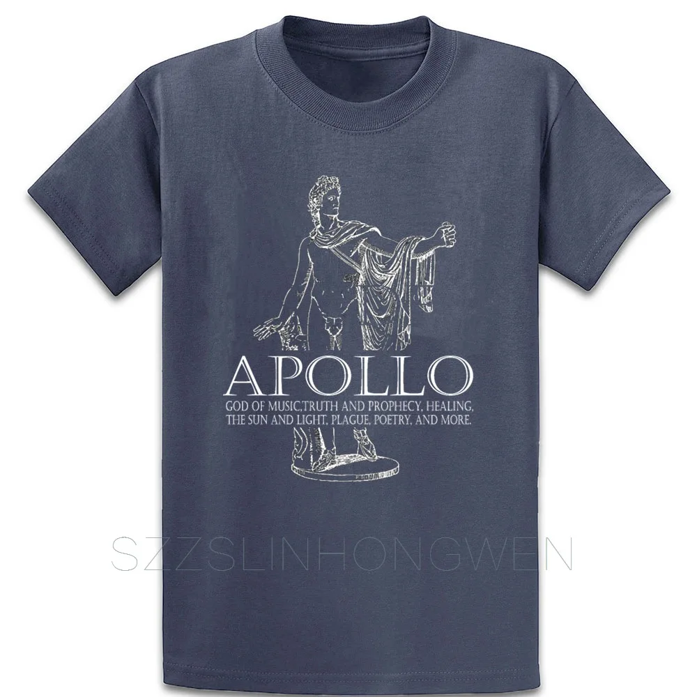Apollo God Of Music And Sun греческая футболка с рисунком мифологии круглым вырезом и