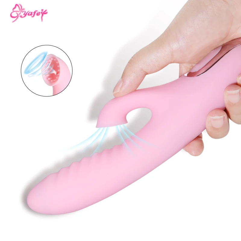 Вибратор для стимуляции точки G фаллоимитатор с кроликом Стимуляция клитора