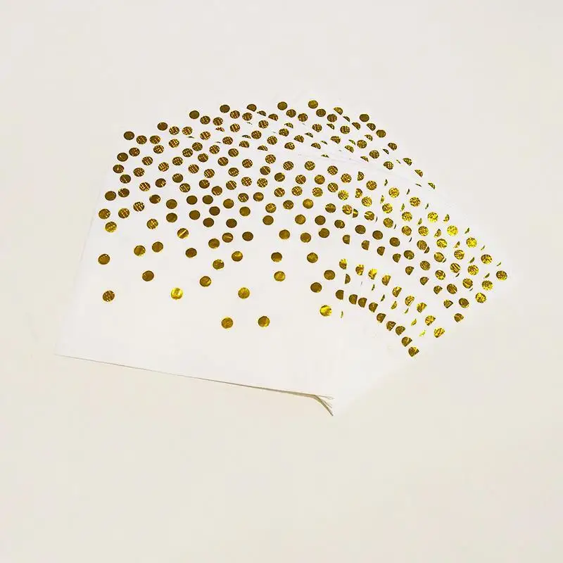 Белые спортивные шаровары в Золотой горошек пластины салфетки для стаканчиков