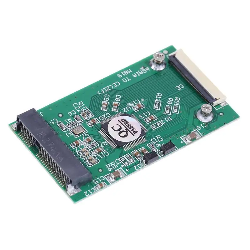 1 шт. Mini SATA mSATA PCI-E SSD до 40pin 8 дюймов ZIF CE конвертер карта Подключение компьютера и