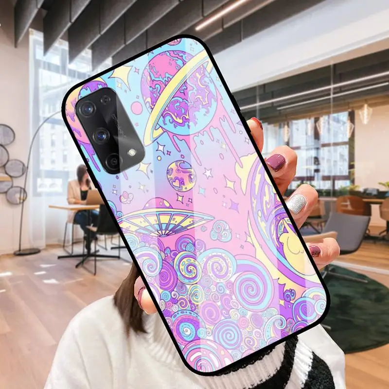 RUICHI красочные фотообои для Oppo R9 11 17 PRO F5 7 9 A5 37 57 59 83 стеклянная оболочка | Мобильные