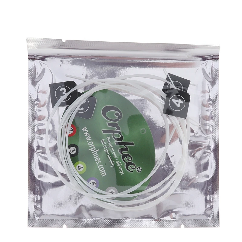 Orphee нейлоновые Углеродные волоконные Струны для укулеле Гавайская гитара 4