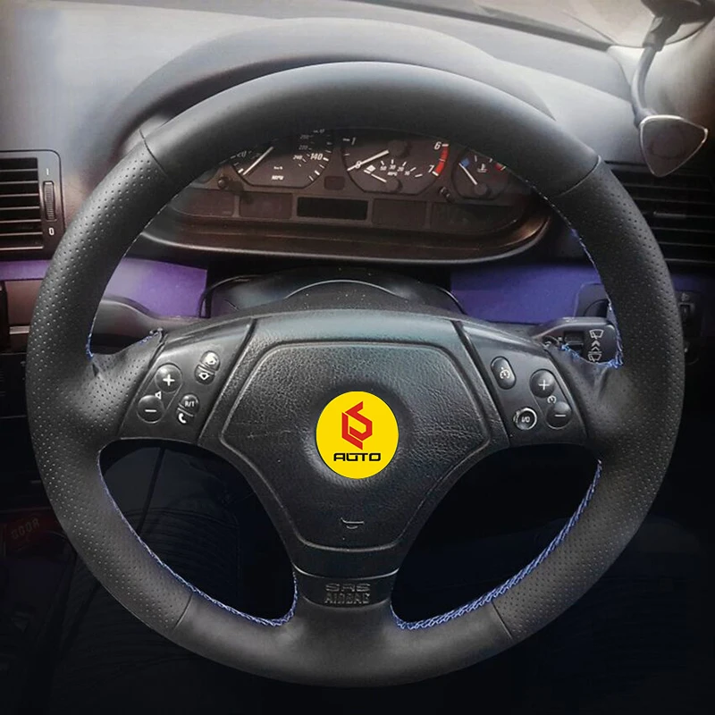 Оплетка на руль для BMW E36 1996 1997 2000 E46 1998 Z3 E36/7 1995 1999|Чехлы руль| |
