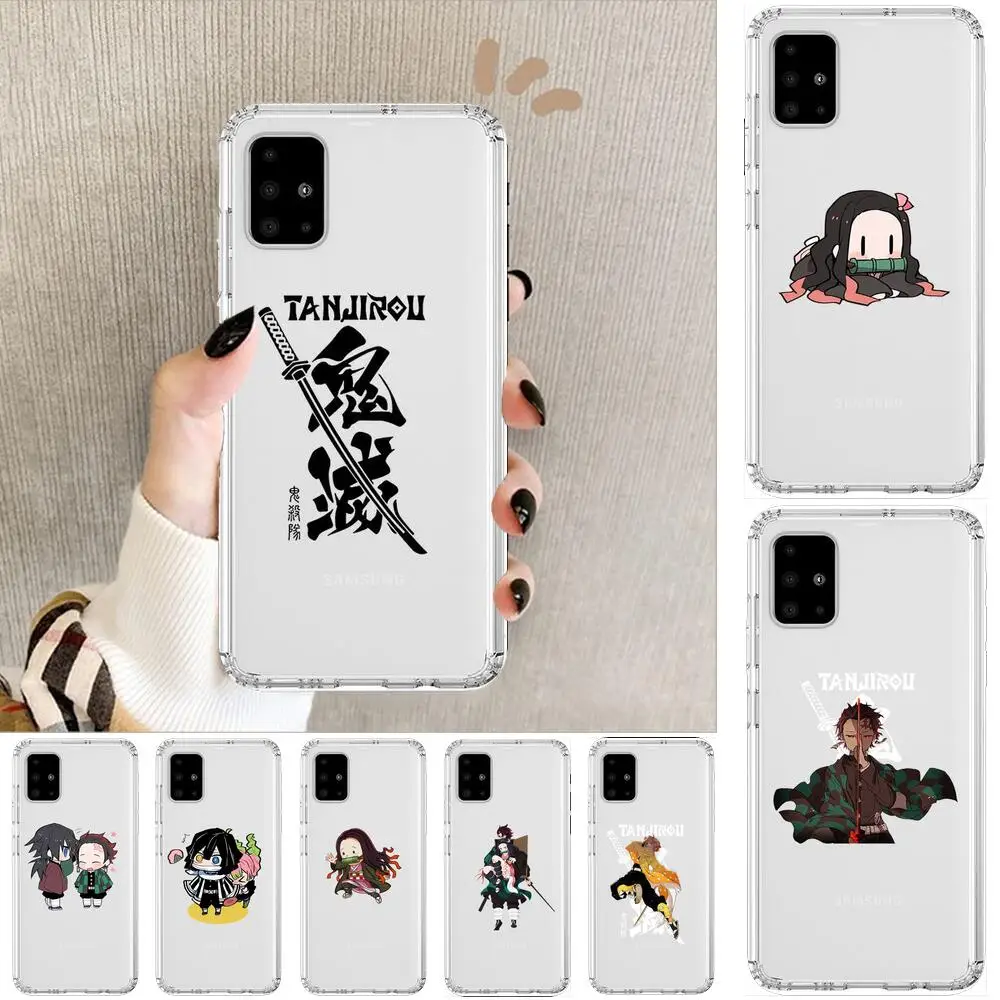 

Demon Slayer Anime Style Transparent Phone Case Hull For Samsung Galaxy A50 A51 A20 A71 A70 A40 A30 A31 80 E 5G S Shell Art Cell