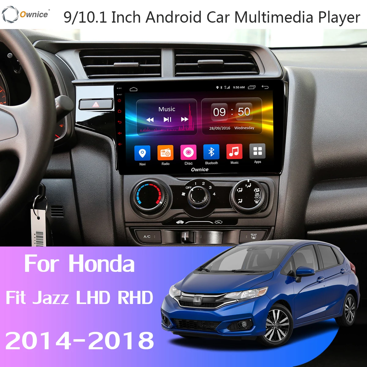 Android 10 0 Octa 8 Core IPS 4G RAM + 64G ROM автомобильный DVD плеер Радио стерео для Honda Fit Jazz 2014 2020 LHD