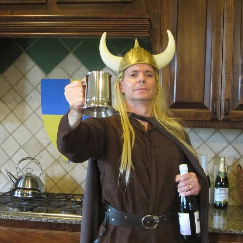 

Novelty Viking Helmet Pirate Halloween Costumes Hat Festival Party Strange Hat