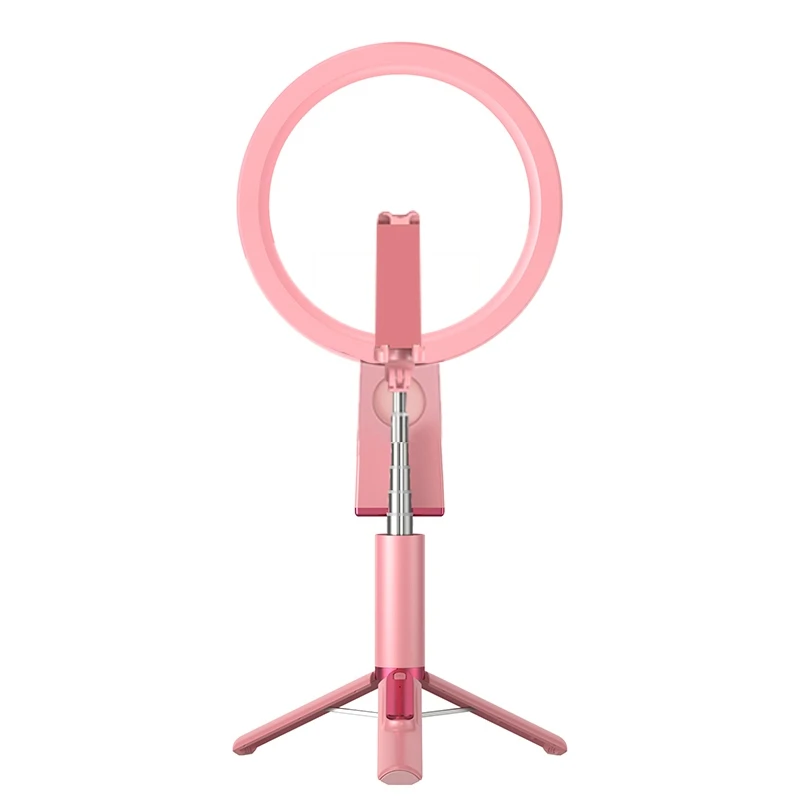 

Ring Light with Extendable Tripod Stand for Video Makeup Selfie Photography Compatible for iPhone Android