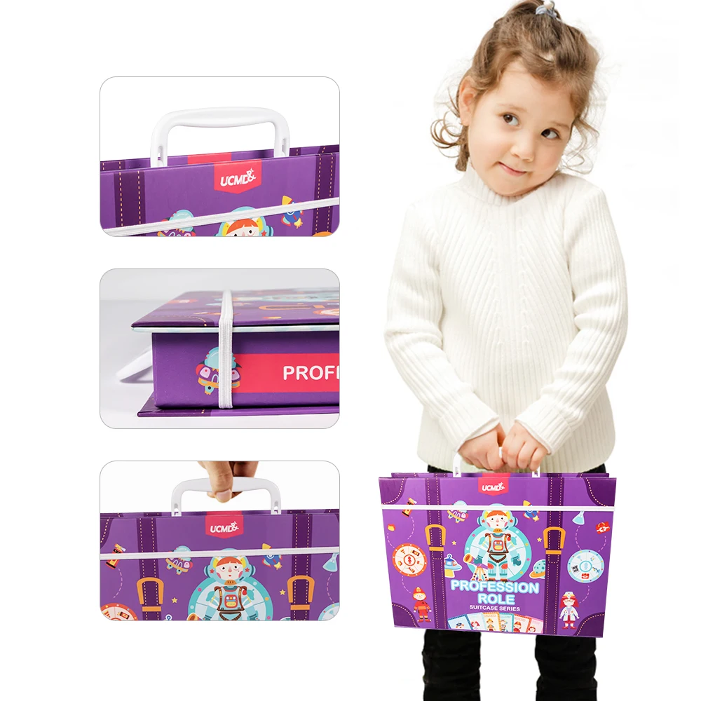 Магнитный 3D пазл профессиональные ролевые игрушки персонажи головоломки игра