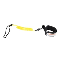 stand up paddle board 5mm coiled spring leg leash foot rope surfing leash for surfboard