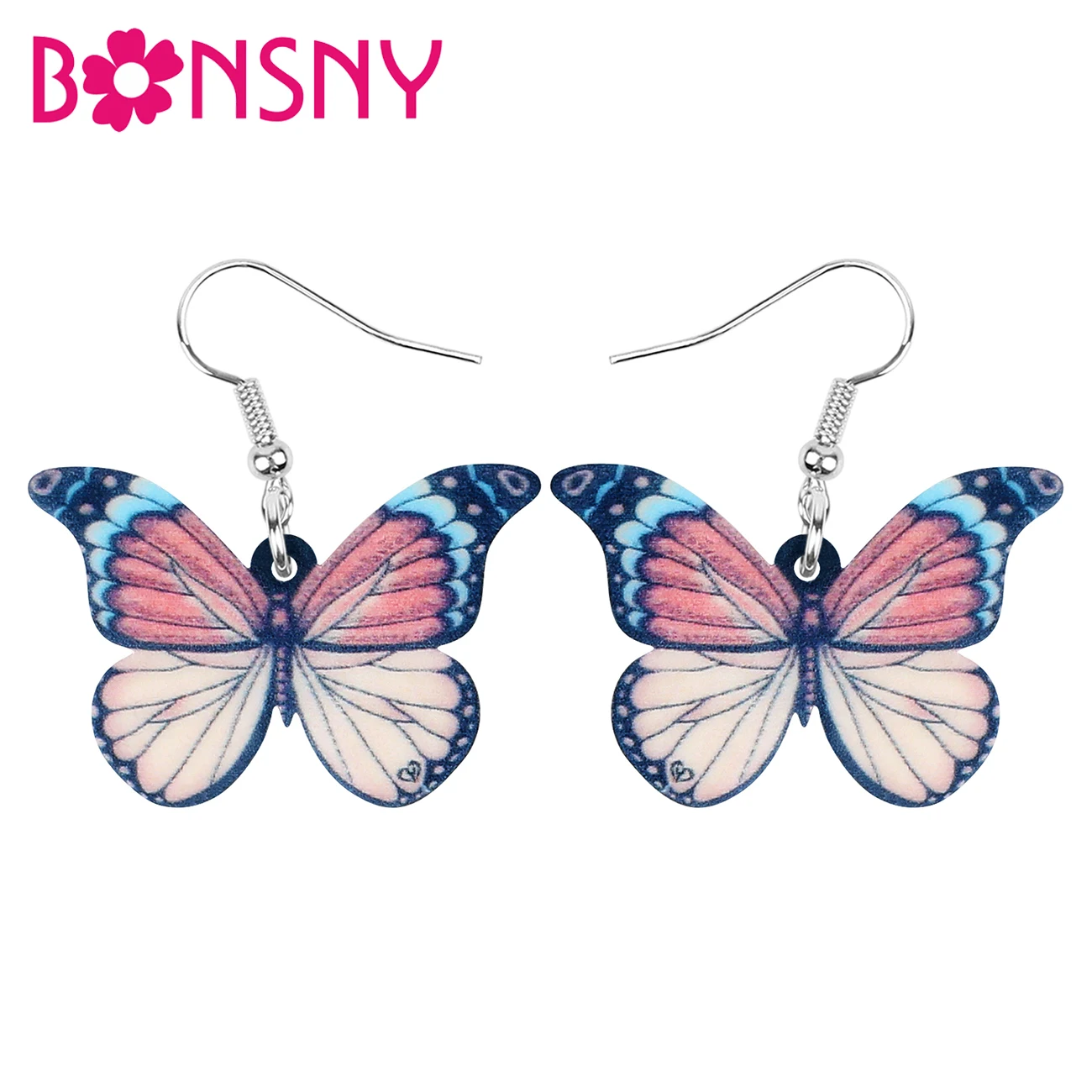 ARWA акриловые серьги-бабочки с кисточками и принтом насекомых подвеска в виде