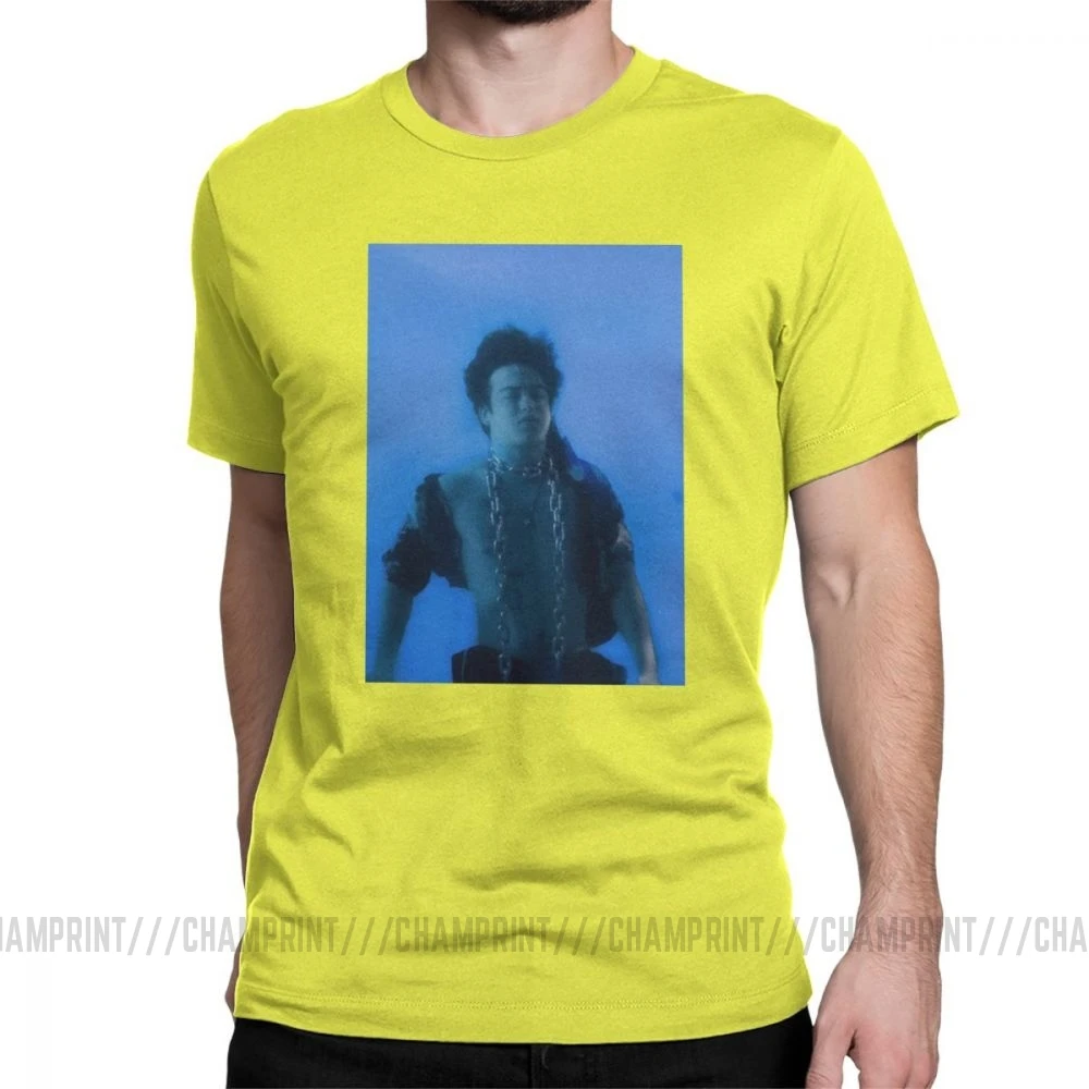 Joji In Tongues футболки для мужчин грязный Франк розовый Guy Meme японский Youtube сумасшедшая хлопковая Футболка короткий рукав Футболка подарок - Цвет: Цвет: желтый