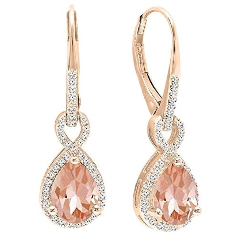 

Luxury Fashion Women's Crystal Rhinestone Pendant Earrings Water Drop Pendant Christmas Party Birthday Jewelry Gifts