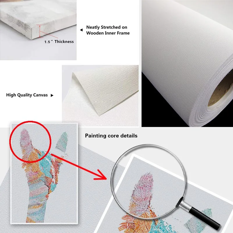 

No Frame Butterfly Wall Art Print Canvas Painting Nordic Posters and Prints Wall Pictures