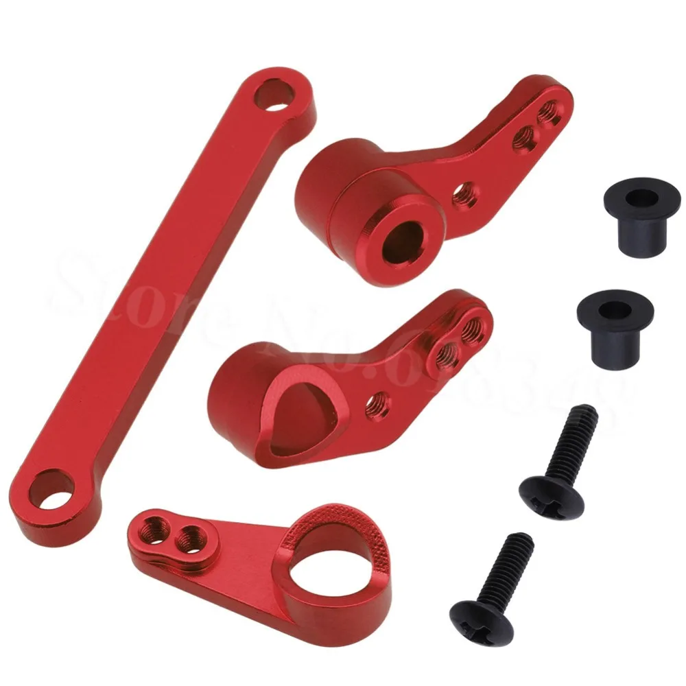 5 Sets Steering Servo Saver Complete 532007(Al.) For FS Racing 1/10 Monster Trcuk 53633 51806 FS538 10YW Buggy 53625 FS539 | Игрушки и