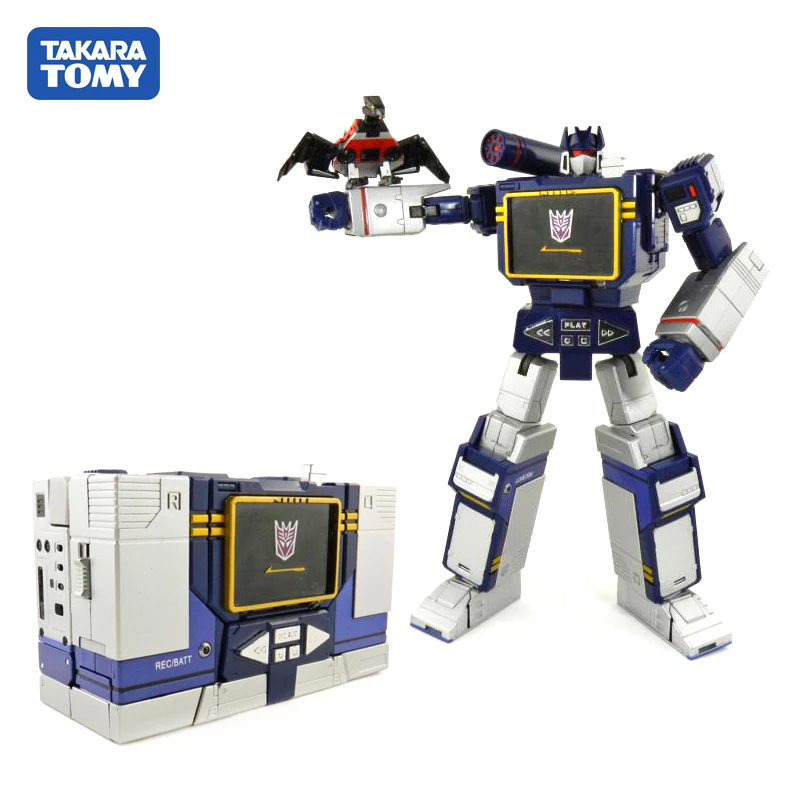 TAKARA TOMY преобразования MP13 автомобиля металлические части 28 см SOUNDWAVE с принтом