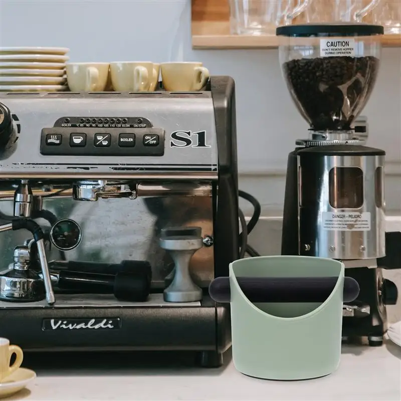 Cubo de caf&eacute; molido antideslizante, absorbente de golpes, para Espresso, m&aacute;quina de caf&eacute; molido, reciclaje, cubo de basura-5