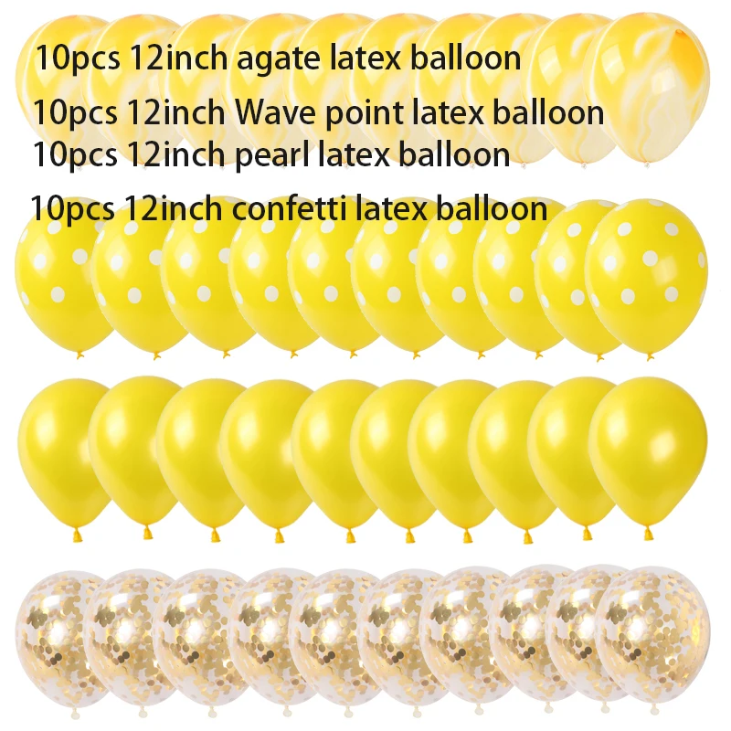 40 шт. металлические гелиевые шары с конфетти | Дом и сад