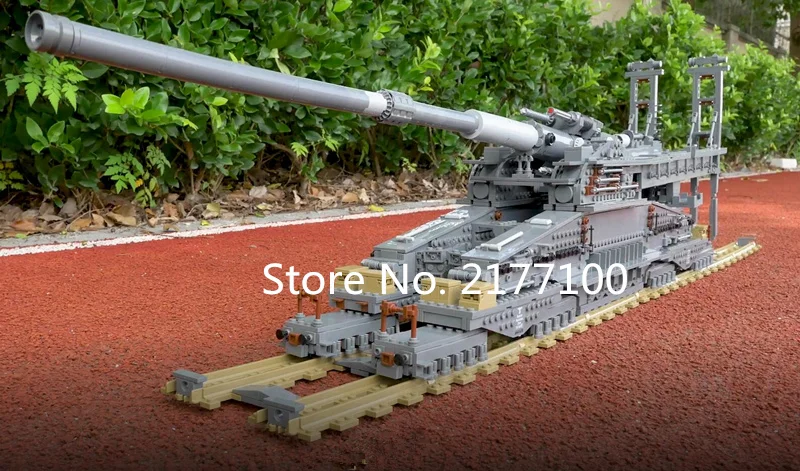 KAZI 10005 WW2 высокотехнологичная серия тяжелая модель Густава набор классических