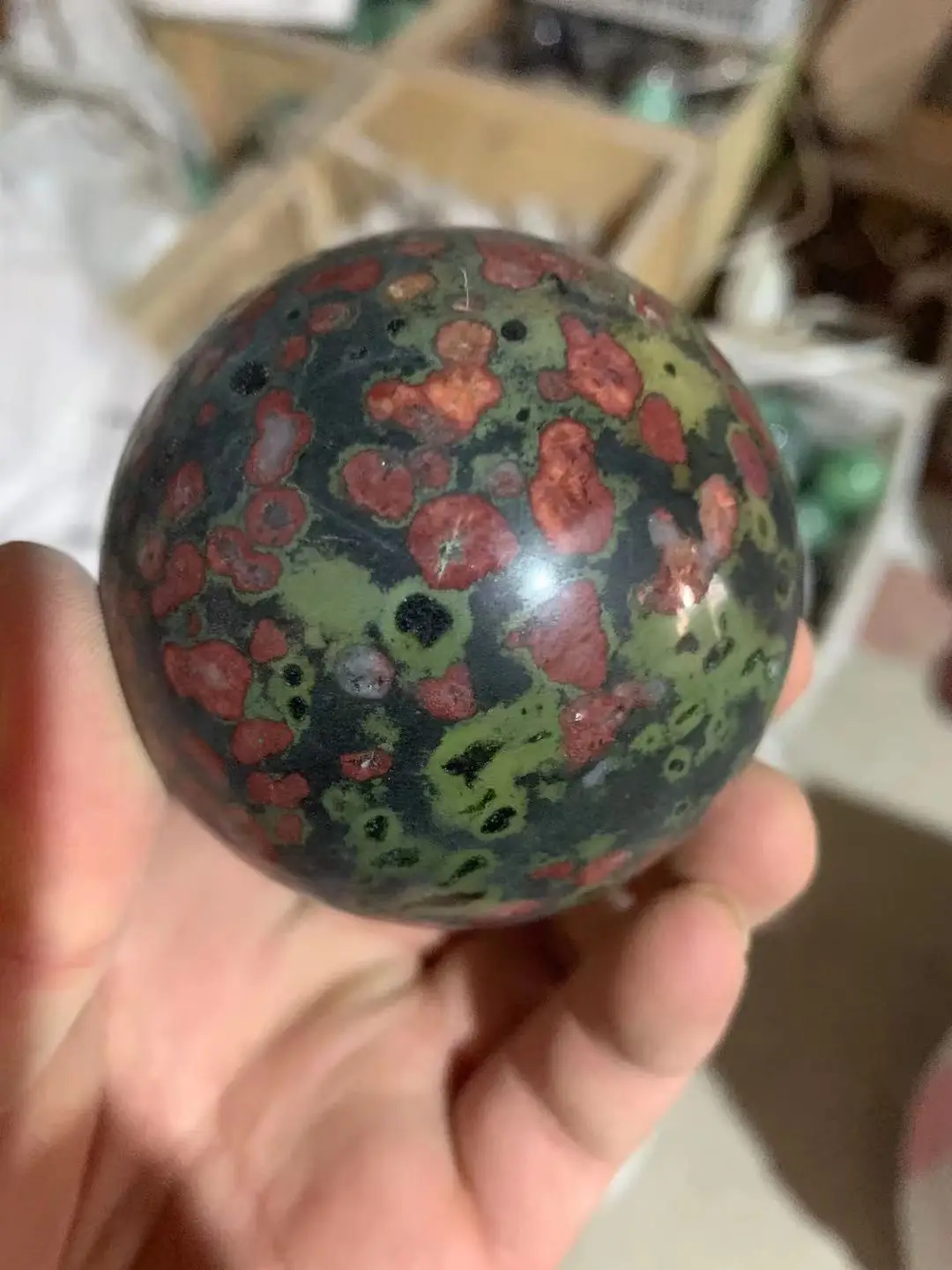 

Натуральный сливовый хрустальный шар Кристалл Исцеление Рейки украшение дома камень кристалл ремесло