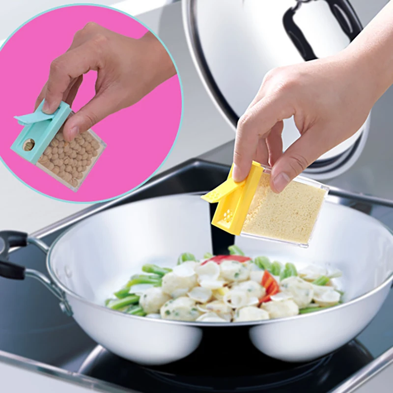 Прозрачная банка для приправ Набор банок специй 6 шт. бутылка соли и перца