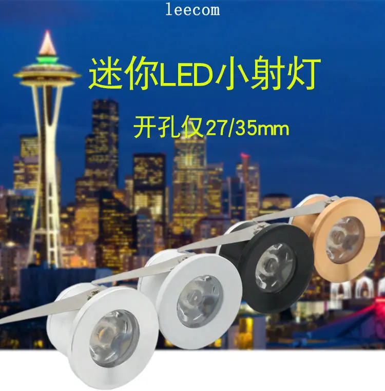 wholesale for kitchen 10pcslot downlight under 31mm cabinet spot light 3w ceiling recessed lamp farett free global shipping