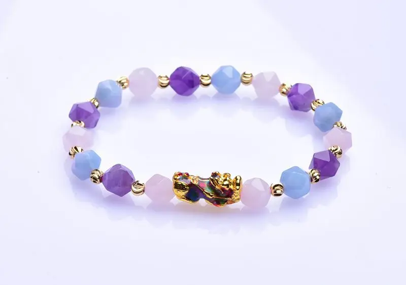 Женский разноцветный браслет из хрустальных бусин в виде храбрых войск