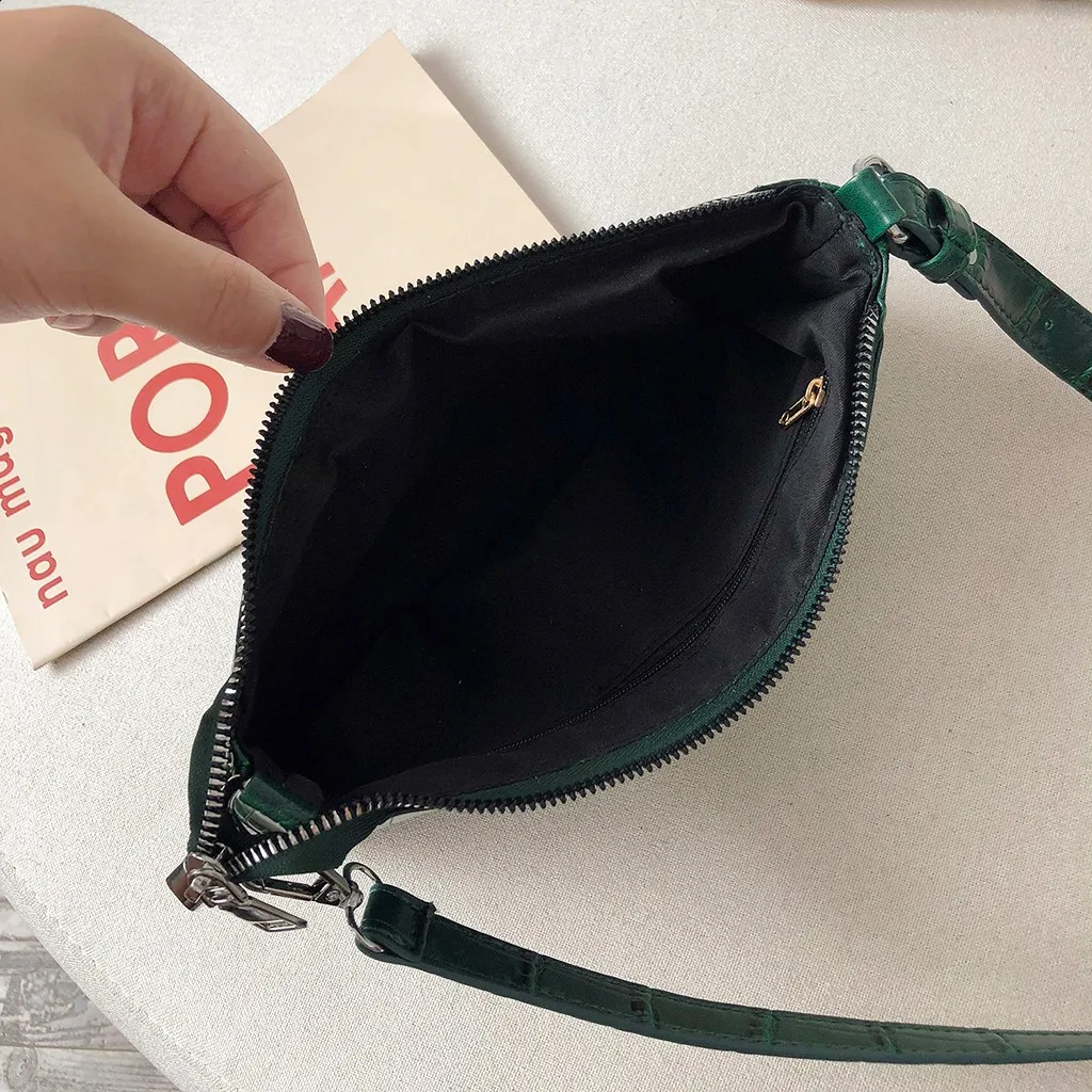 

Women's Crossbody Bags Harajuku 2019 New Wild Messenger Bag Simple Casual Leather Bag Shoulder Bag Sac A Main Femme #NG