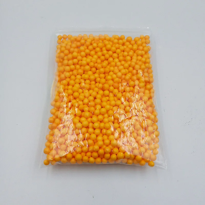 Orange 2-3mm 2-6 мм шарики из пенополистирола для самостоятельной сборки бутылки снежные частицы грязи Аксессуары шарики из слизи маленькие крошечные пенопластовые бусины для пенного наполнителя - Цвет: Orange 2-3mm