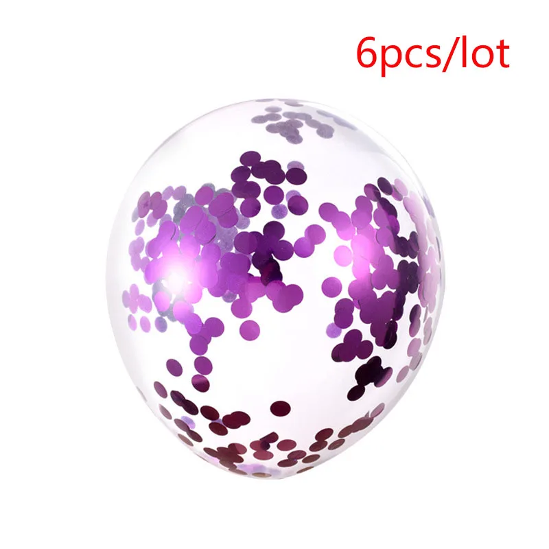 6pcs purple DIY Золотая пыль звезда фоторамка баннеры 1st День рождения украшения Настенная рамка для фотографий и картин 1 год День рождения украшения для детей - Цвет: 6pcs purple