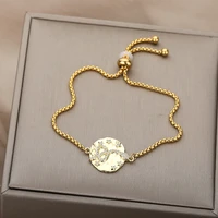 zircon snake star round pendant bracelets for women plated animal charm adjustable bracelet bangle jewelry accessories gift