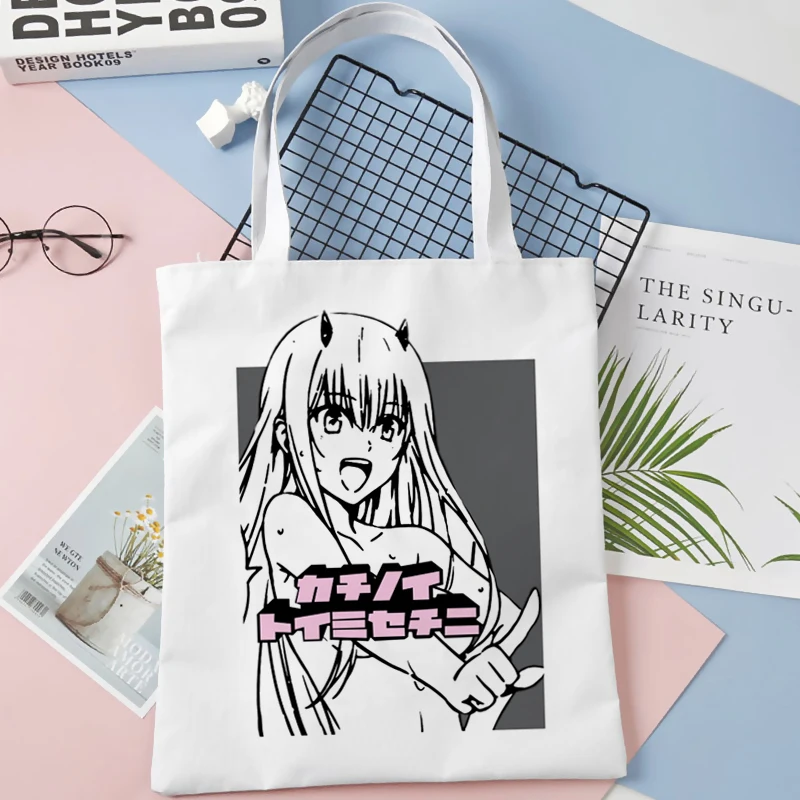 

Darling in the Franxx shopping bag shopper shopping bolsas de tela bolsa bag jute bolsas ecologicas woven sac tissu