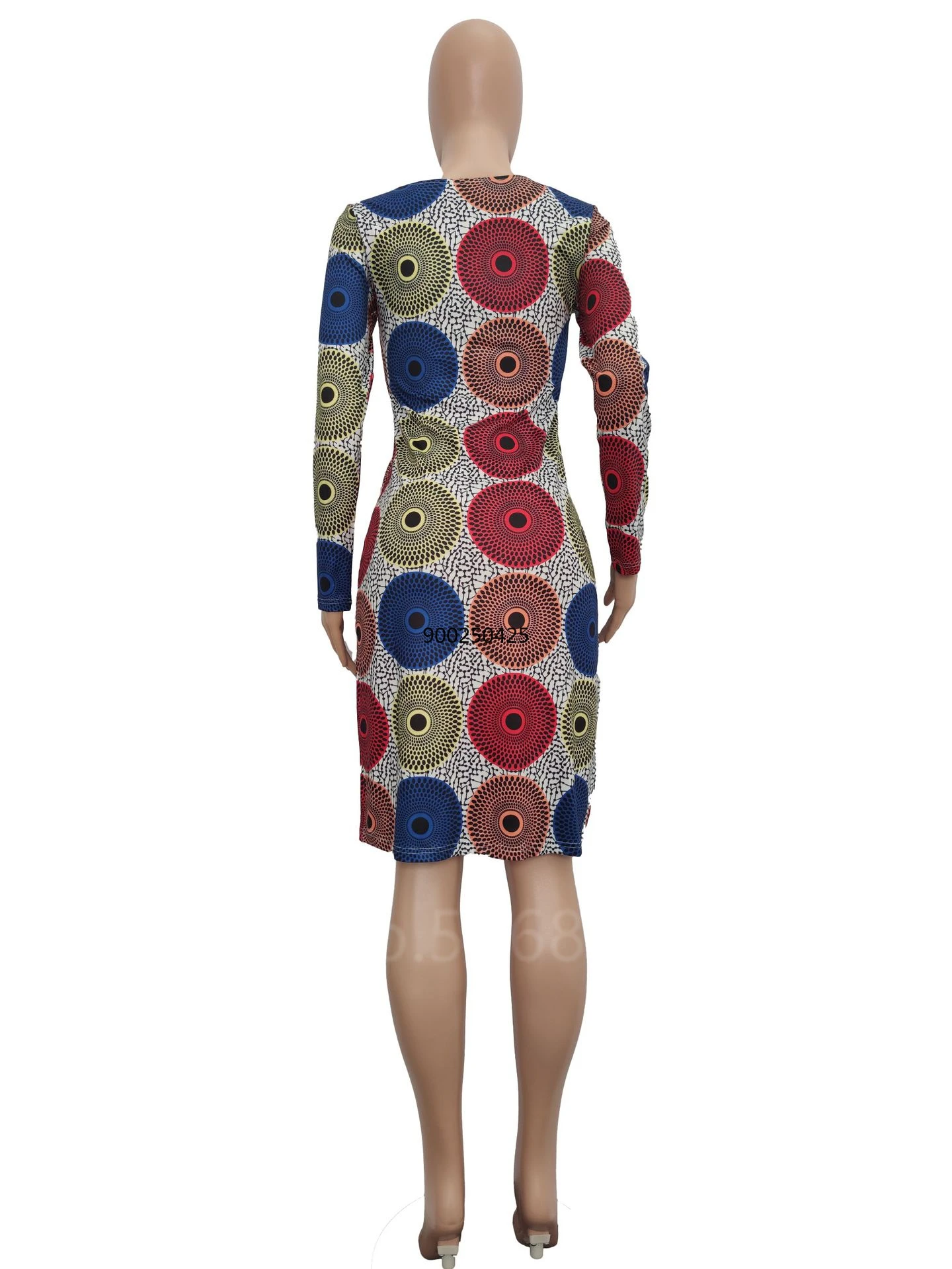 Африканские платья для женщин 2021 модные Дашики с принтом длинным рукавом Одежда