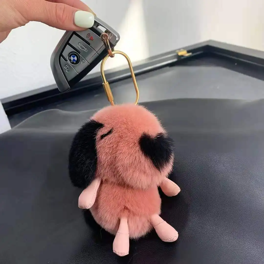 Роскошный брелок с подвеской в виде маленькой собаки милый щенок для женской