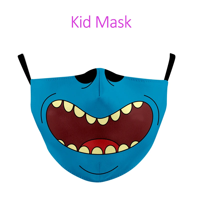 

Adult Mask Fabric Pattern Funny Print Face Mask Child Unisex Masks Washable Mouth Reusable Protective Adult Masks