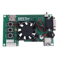 new version of full size mister game fpga sdram io pcb hardware simulation game console is suitable for atari gb fc sfc pce
